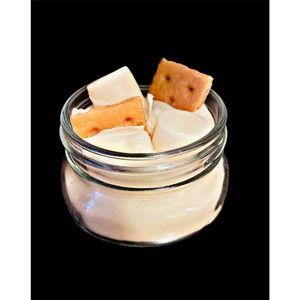 Christmas Marshmallow & Graham Cracker Candle Decor